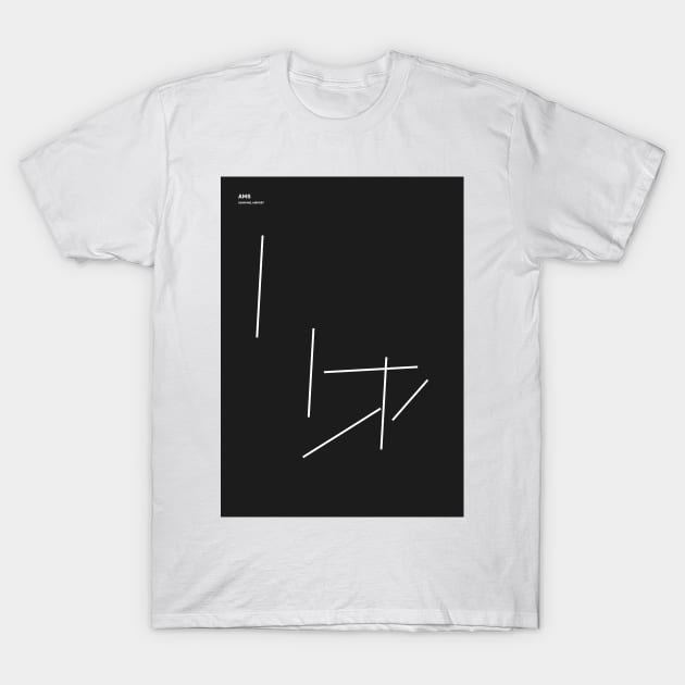 Schiphol Airport (AMS) | Modern Airport Layouts T-Shirt by Visitify